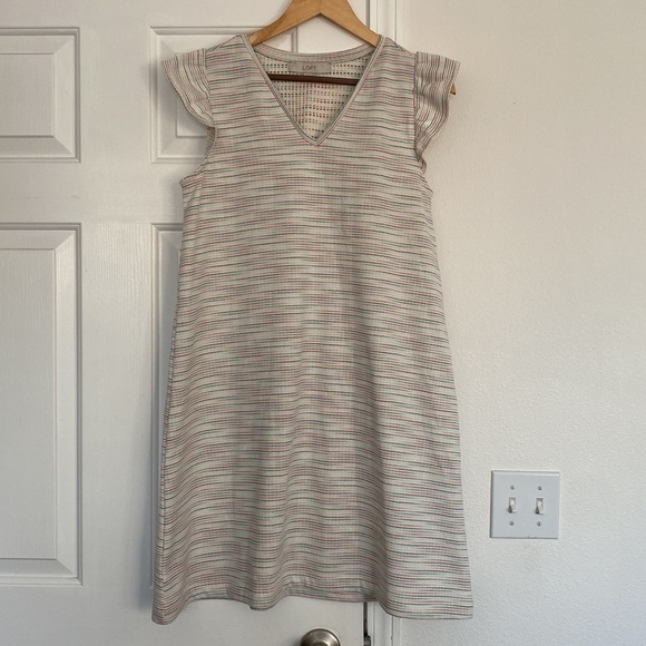 Loft NWOT multicolored loft dress with cap sleeves. - Picture 1 of 12